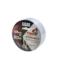 Клейкая алюминиевая лента VIROK 48мм х 50м, 40мкм, фото  | SNABZHENIE.com.ua