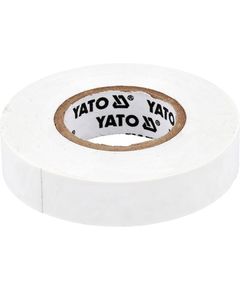 Електроізоляційна стрічка ПВХ YATO біла, 20 м, 15x0.13 мм, t=5-50 °С, фото  | SNABZHENIE.com.ua