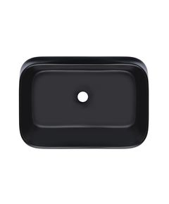 Раковина-чаша Qtap Scorpio 550x390x120 мм, матовый черный, фото  | SNABZHENIE.com.ua
