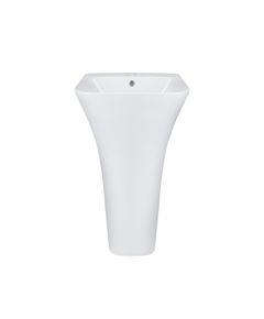 Раковина напольная моноблок Qtap Crow 450x435x835 белая, фото  | SNABZHENIE.com.ua