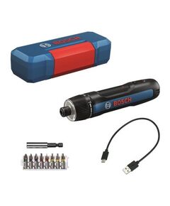Акумуляторна викрутка Bosch GO 3 Professional з 8 бітами в кейсі, фото  | SNABZHENIE.com.ua