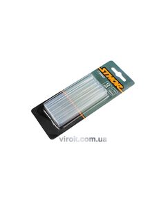 Стержні клейові STHOR : &Oslash;= 7 х100 мм. прозорі уп. 12 шт., фото  | SNABZHENIE.com.ua