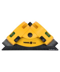 Уровень угловой 90&deg; с 2 лазерными линиями до 10 м VOREL для укладки плитки, 190х135 мм, фото  | SNABZHENIE.com.ua