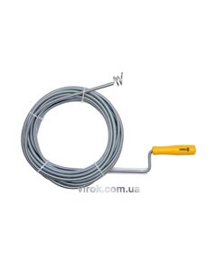 Трос пружний для чистки каналізаційних труб VOREL, Ø= 9 мм, l= 10 м, фото  | SNABZHENIE.com.ua