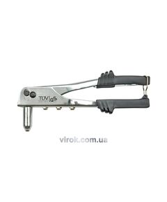 Заклепочник VOREL з металевим хромованим корпусом, l=250мм, &Oslash;-2,4/3,2/4,0/4,8 [12/24], фото  | SNABZHENIE.com.ua