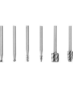Фрези по металу HSS STHOR до мінішліфмашини зі шпінделем &Oslash;= 3,2 мм, комплект 6 од., фото  | SNABZHENIE.com.ua