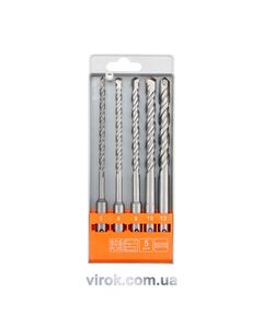 Набір свердл по бетону STHOR SDS+ S4 5-12 мм, 5 шт., фото  | SNABZHENIE.com.ua