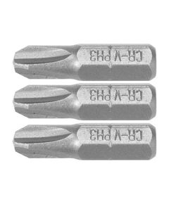 Насадки отверточные STHOR PH1, PH2, PH3, HEX 1/4, 3 шт., фото  | SNABZHENIE.com.ua