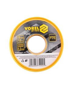 Фум-лента VOREL тефлоновая, l= 15 м, b= 19 мм, h= 0,2 мм [200], фото  | SNABZHENIE.com.ua