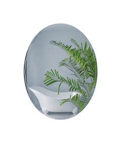 Дзеркало Lidz Latwa 650х800 овальне настінне з декором LD78LA6580, фото  | SNABZHENIE.com.ua