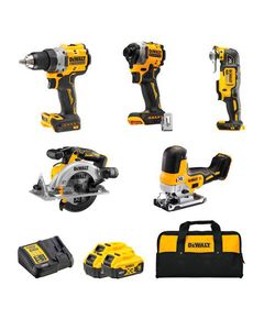 Набор аккумуляторных инструментов DeWALT DCK502P3, 5 предметов, фото  | SNABZHENIE.com.ua