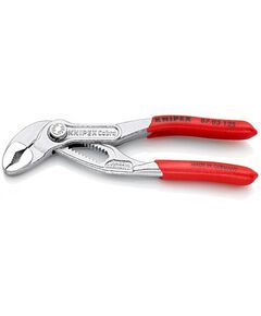 Високотехнологічні сантехнічні кліщі Cobra, хромовані KNIPEX 87 03 125, фото  | SNABZHENIE.com.ua
