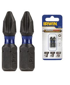Бита IRWIN IMPACT PRO PH2 1/4 25мм, 2 шт, фото  | SNABZHENIE.com.ua