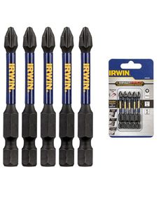 Бита IRWIN IMPACT PRO PZ2 1/4 57мм, 5 шт. для шуруповёрта, фото  | SNABZHENIE.com.ua