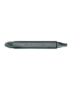 Бита торцевая 1/4 PZ3 7,0*1.2 L=60мм двусторонняя (10 шт), фото  | SNABZHENIE.com.ua