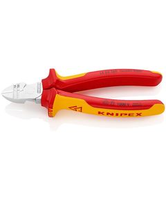 Кусачки бічні для видалення ізоляції Knipex, 160 мм, фото  | SNABZHENIE.com.ua