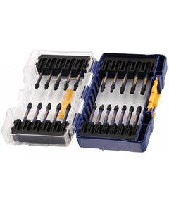 Набір біт IMPACT PRO 22 шт, 1/4" 57 мм PH1x2/PH2x4/PH3x1/Pz1x2/Pz2x5/Pz3x1/T20x4/T30x3, IRWIN, фото  | SNABZHENIE.com.ua