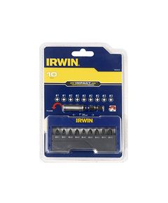 Набор бит IRWIN с магнитным держателем, 10 шт., фото  | SNABZHENIE.com.ua