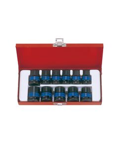 Набор ударных головок 1/2" 11 шт. 6-гранные 10-21 мм, фото  | SNABZHENIE.com.ua