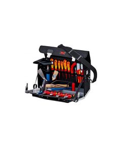 Сумка для инструментов KNIPEX Elektro, комплектная, модель 00 21 02 EL, фото  | SNABZHENIE.com.ua