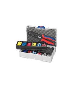 Набор кабельных наконечников KNIPEX 97 90 с инструментом для обжима, фото  | SNABZHENIE.com.ua