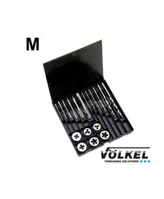 Набір метчиків і плашок M3-M10, 18 шт., HSS-G VOLKEL, фото  | SNABZHENIE.com.ua