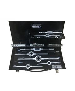 Набор метчиков и плашек M3-M12, 35 шт, HSSG DRILBOX VOLKEL 49107, фото  | SNABZHENIE.com.ua