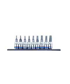 Набор TORX T8-T40 1/4 9 ед. в держателе на планке 2119PR, фото  | SNABZHENIE.com.ua