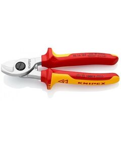 Ізольовані ножиці 165 мм для різання кабелів Ø 15 мм / 50 мм² KNIPEX 95 16 165, фото  | SNABZHENIE.com.ua