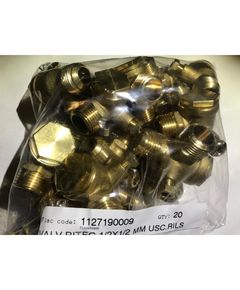 Обратный клапан 1/2*1/2 наружная резьба, фото  | SNABZHENIE.com.ua