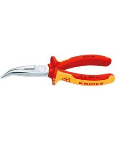 Плоскі круглогубці з ріжучими крайками KNIPEX 25 26 160, фото  | SNABZHENIE.com.ua