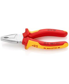 Комбинированные плоскогубцы VDE KNIPEX 03 06 160, фото  | SNABZHENIE.com.ua