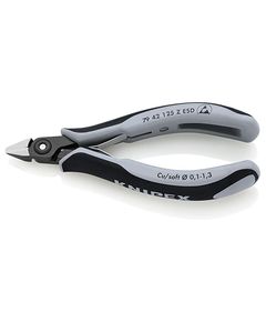 Кусачки KNIPEX 79 42 125 Z ESD для электроники, боковые прецизионные, фото  | SNABZHENIE.com.ua