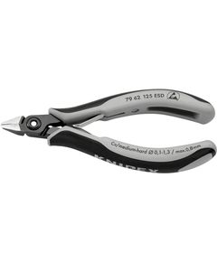Прецизійні бокові кусачки KNIPEX 79 62 125 ESD для електроніки 125 мм, фото  | SNABZHENIE.com.ua