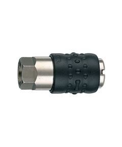 Разъём б/с 17/C 3/8F, мама, резьба 3/8, обрезиненный корпус, фото  | SNABZHENIE.com.ua