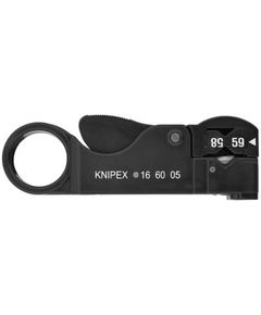 Стриппер KNIPEX 16 60 05 SB для снятия изоляции коаксиальных кабелей, фото  | SNABZHENIE.com.ua