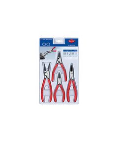 Комплект щипців KNIPEX 00 20 03 V02 для стопорних кілець, 4 шт., фото  | SNABZHENIE.com.ua