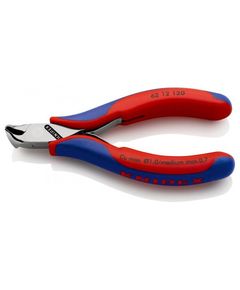 Кусачки кутові KNIPEX 62 12 120 для електроніки, фото  | SNABZHENIE.com.ua