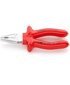 Комбинированные плоскогубцы Knipex 03 07 160 - надежный инструмент 160 мм, фото  | SNABZHENIE.com.ua