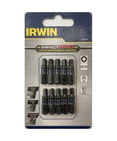 Бита IRWIN IMPACT PRO 1/4, 25мм PZ2, 10шт, фото  | SNABZHENIE.com.ua