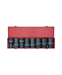 Набор ударных головок 1/2" 8 ед. 6-гранные, длинные, 24-41мм NEW 8409MP, фото  | SNABZHENIE.com.ua