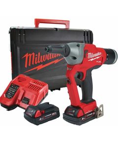 Заклепочник аккумуляторный Milwaukee M18 ONEFPRT-202X 4.8-7.0 мм, фото  | SNABZHENIE.com.ua
