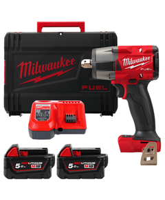 Гайковерт MILWAUKEE M18 FUEL 1/2 (881 Нм) с 2 акб и ЗУ, фото  | SNABZHENIE.com.ua