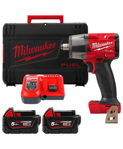 Гайковерт MILWAUKEE 1/2 (881 Нм) с фрикционным кольцом M18 FMTIW2F12-502X, фото  | SNABZHENIE.com.ua