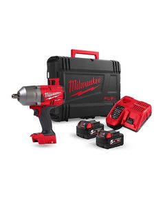 Гайковерт MILWAUKEE 1/2 (1491 Нм) M18 FHIWP12-502X FUEL з 2 акумуляторами + ЗУ, фото  | SNABZHENIE.com.ua