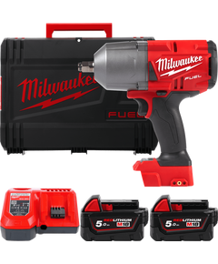 Гайковерт MILWAUKEE M18 FHIWF12-502X (1898 Нм) с 2 аккумуляторами и кейсом, фото  | SNABZHENIE.com.ua