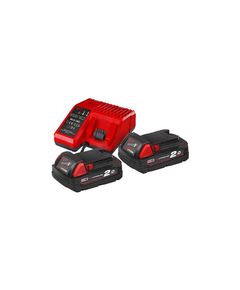 Энергокомплект M18 NRG-202 (2шт В2, зарядное M12-18C) 4933459213, фото  | SNABZHENIE.com.ua