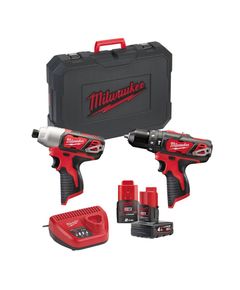 Набір акумуляторних інструментів MILWAUKEE M12 BPP2B-421C, фото  | SNABZHENIE.com.ua