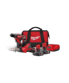 Набір інструментів MILWAUKEE M12 BPP2B-402B - 2 інструменти, фото  | SNABZHENIE.com.ua