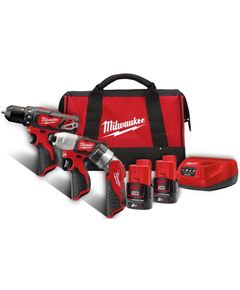 Набор инструментов Milwaukee M12 BPP3A-202B, 3 предмета, фото  | SNABZHENIE.com.ua